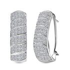 LUXURIANT DIAMOND - Lab Grown Diamant SI-GH SGL zertifiziert Ohrringe 925 Silber rhodiniert ca. 2.00 ct