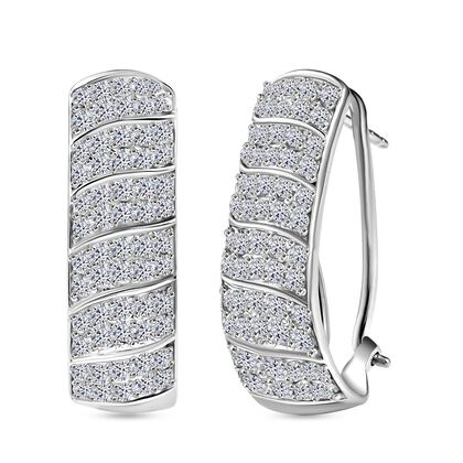 LUXURIANT DIAMOND - Lab Grown Diamant SI-GH SGL zertifiziert Ohrringe 925 Silber rhodiniert ca. 2.00 ct