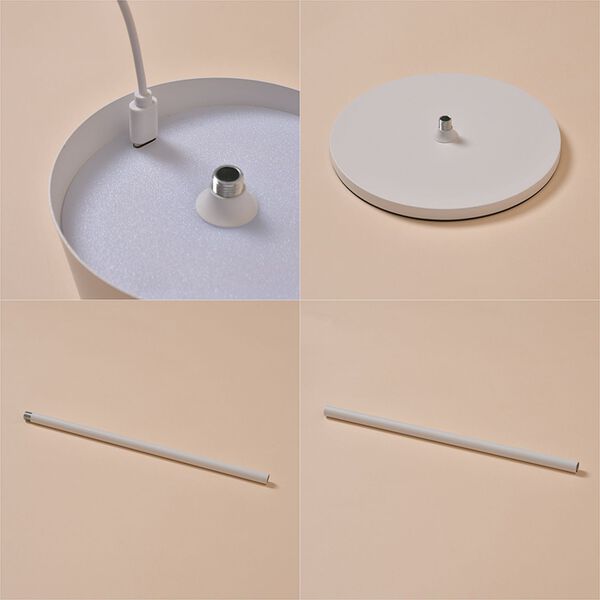 Kabellose Stehlampe mit Touch-Steuerung, Weiß, 18x118 cm image number 8