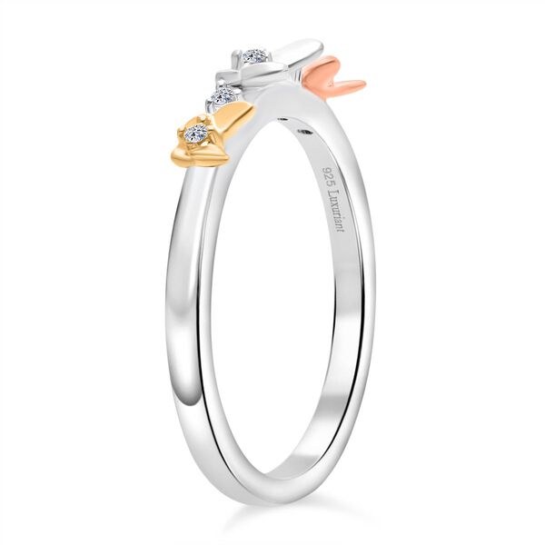 LUXURIANT SI-GH Labor Diamant dreifarbiger Ring image number 3