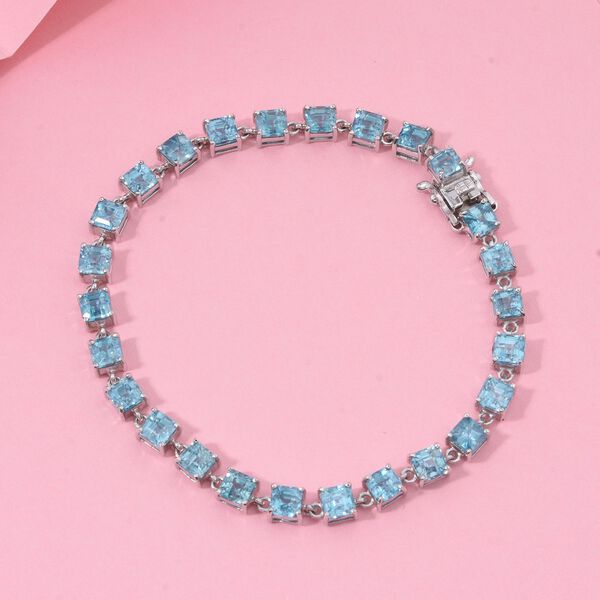 AAA blaues Zirkon Armband image number 1