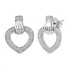 LUXURIANT DIAMOND - Lab Grown Diamant SI-GH Ohrringe 925 Silber rhodiniert ca. 0.50 ct