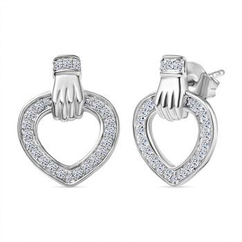 LUXURIANT DIAMOND - Lab Grown Diamant SI-GH Ohrringe 925 Silber rhodiniert ca. 0.50 ct