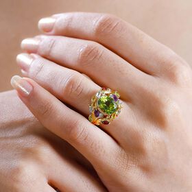 Multi-Edelstein-Ring - 3,85 ct.