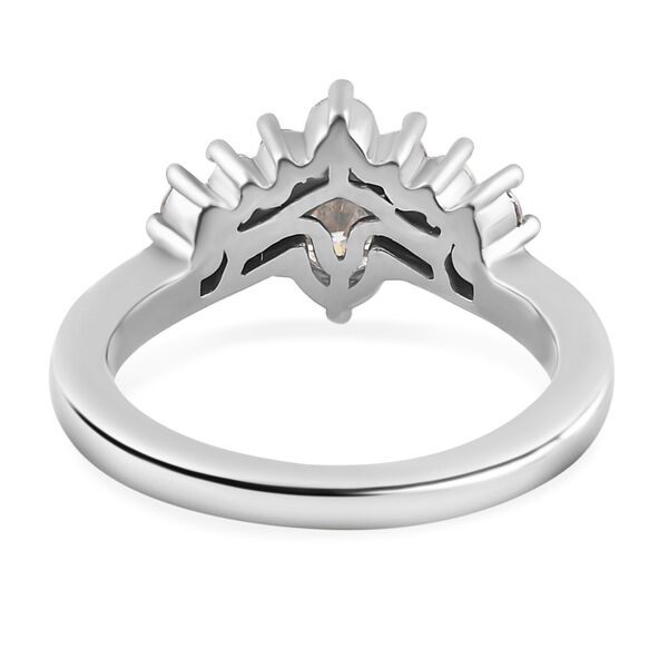 Moissanit Ring, ca. 0,72 ct image number 6
