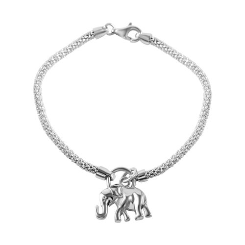 Elefant Armband in 925 Silbe, 18cm image number 0