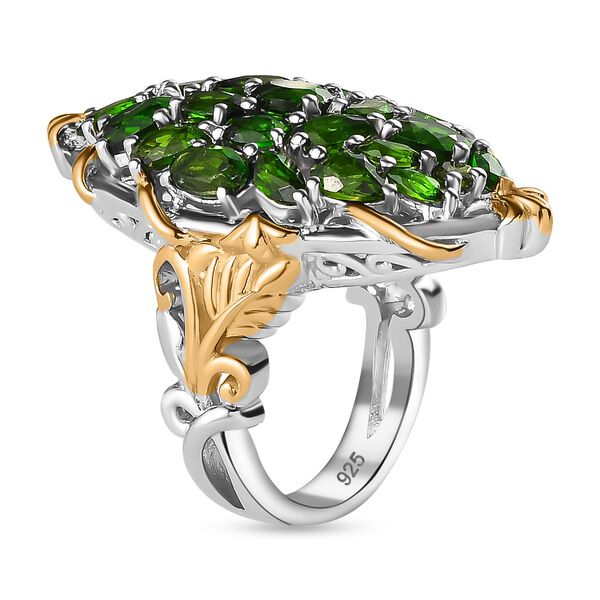 Nat&uuml;rlicher Chromdiopsid-Ring - 5,19 ct. image number 7