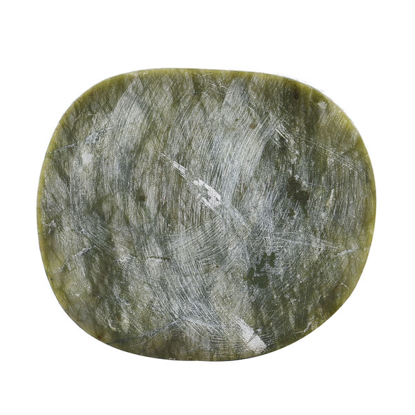 Handgefertigte Buddha Figur aus Serpentin, Gr&ouml;&szlig;e 22x13x11 cm, Gr&uuml;n image number 5