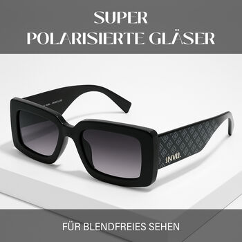 Sole und Luce - Swiss Eyewear - Transparente Polarisierende Damen Sonnenbrille, Schwarz