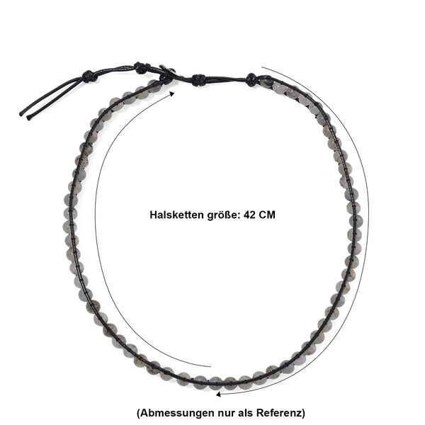 Flexible Labradorit Halskette - 80 ct. image number 7