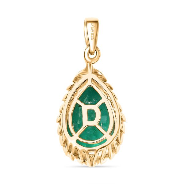 D'Joy Smaragd Triplett Quarz Anh&auml;nger - 5 ct. image number 5