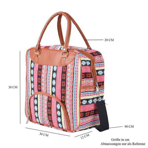 Boho Stil Handtasche, Rosa image number 7