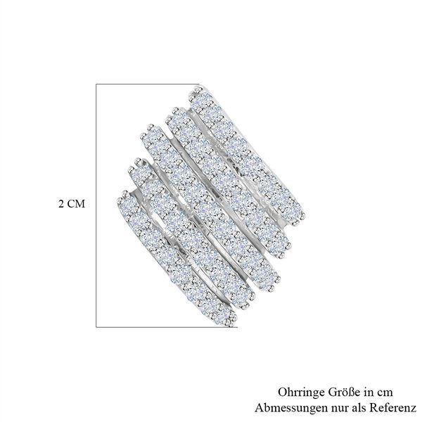 LUSTRO STELLA Zirkonia Ohrringe - 3,69 ct. image number 3