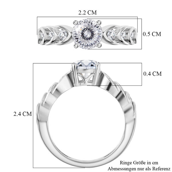 EverTrue Moissanit Ring - 1,24 ct. image number 7