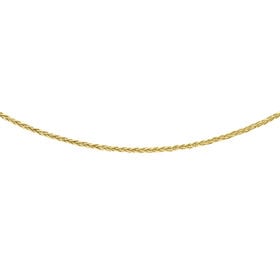 Mini-Spiga-Kette, ca. 45 cm, 375 Gelbgold
