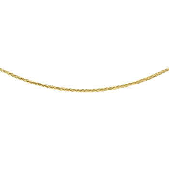 Mini-Spiga-Kette, ca. 45 cm, 375 Gelbgold