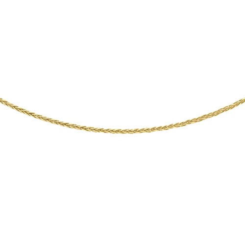 Mini-Spiga-Kette, ca. 45 cm, 375 Gelbgold image number 0
