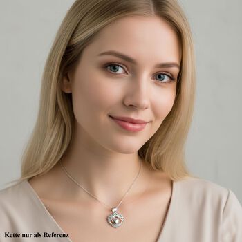 RHAPSODY Herz Anh&auml;nger in 950 Platin - 1,64 Gramm