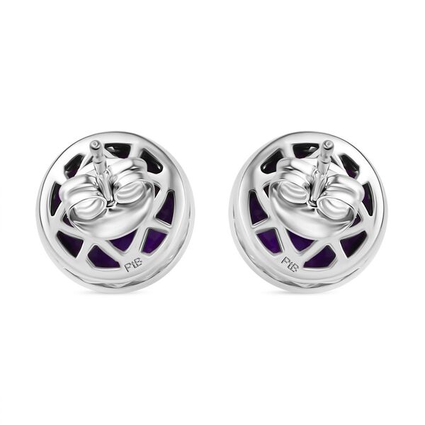 Afrikanische Amethyst Ohrringe in Silberton - 6,82 ct. image number 5