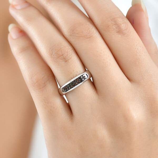 D'Joy Roter Diamant Ring - 0,10 ct. image number 3