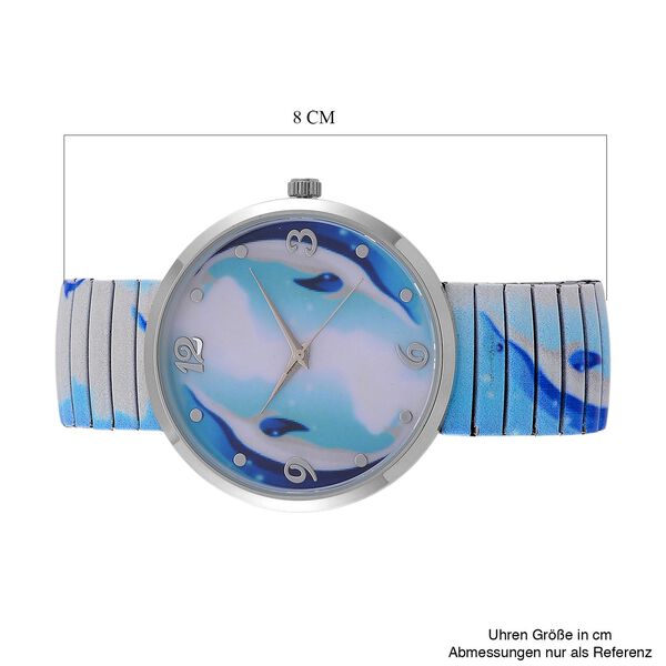 STRADA Damenuhr - Delfin-Design, Japanisches Uhrwerk, Wasserresistent image number 7