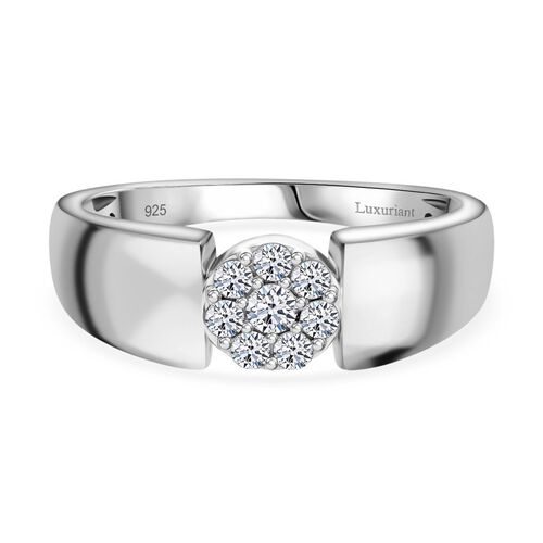 LUXURIANT DIAMOND- SI-GH Labor Diamant Ring, 925 Silber platiniert - 0,25 ct. image number 0