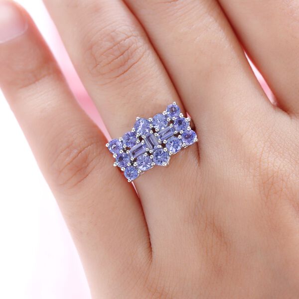 AA Tansanit Boot Ring - 2,42 ct. image number 3