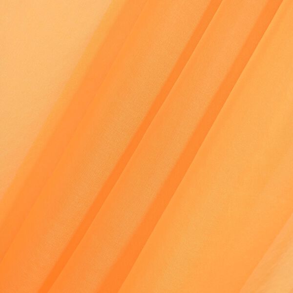 LA MAREY - 100% Maulbeeren-Seidenschal, Chiffon, 110x180 cm, Orange image number 4