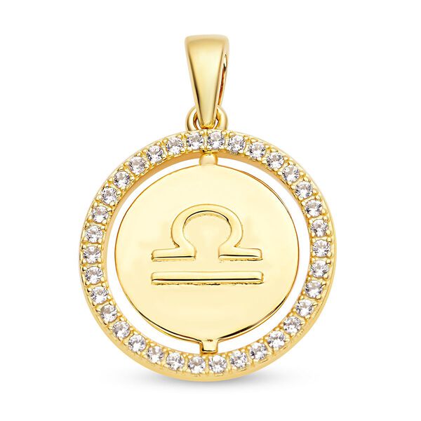 Weißer Zirkon Waage-Anhänger - 0,63 ct. image number 4