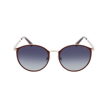 SOLE & LUCE - Swiss Eyewear, Polarized UV 400 Schutz Sonnenbrille, Gold Burgunder