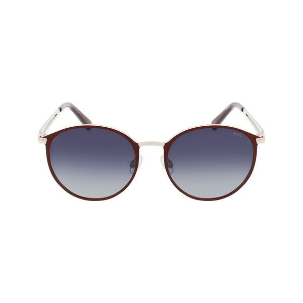 SOLE & LUCE - Swiss Eyewear, Polarized UV 400 Schutz Sonnenbrille, Gold Burgunder