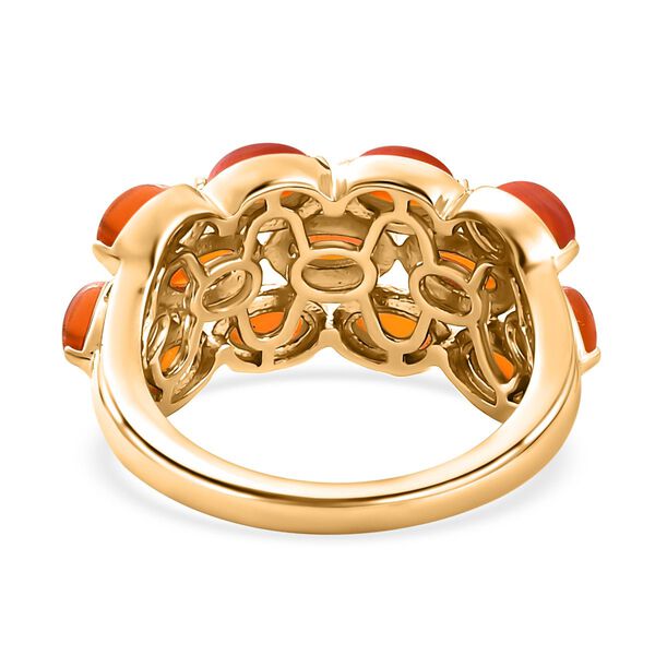 AA orange &auml;thiopischer Opal-Ring - 2,09 ct. image number 6