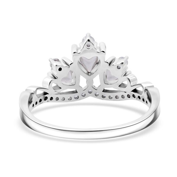 Lustro Stella Weißer Zirkonia Ring 925 Silber rhodiniert (Größe 21.00) image number 5