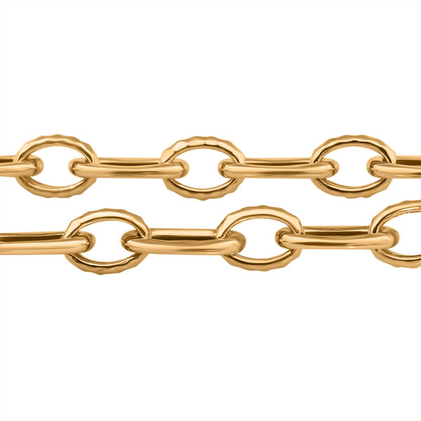 Ovale Glieder-Kette in 585 Gold, 45 cm image number 3