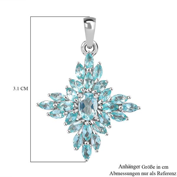 AA Lagunen Apatit Anh&auml;nger - 2,62 ct. image number 6