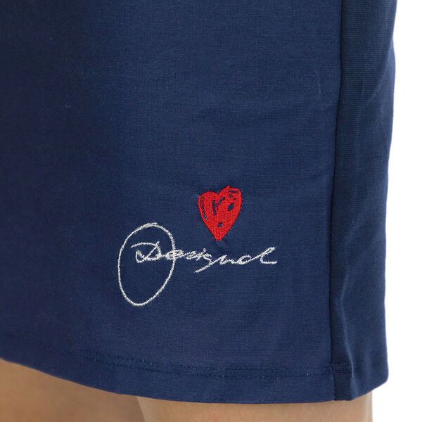 DESIGUAL, Kleid Kurzarm, Geometrischer Illusion-druck, Blau, Gr&ouml;&szlig;e 38 image number 4