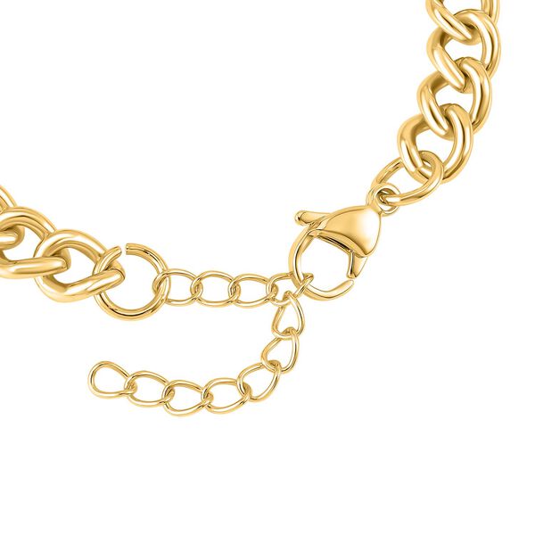 Gef&auml;rbter roter Achat, wei&szlig;er Kristall Armband, ca. 19 cm Reiner Edelstahl,nca. 10.01 ct image number 5