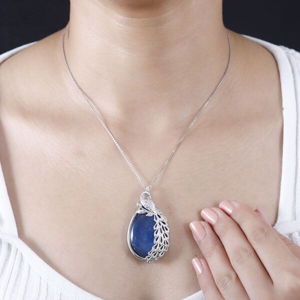 AAA Labradorit Anh&auml;nger - 52,75 ct. image number 4