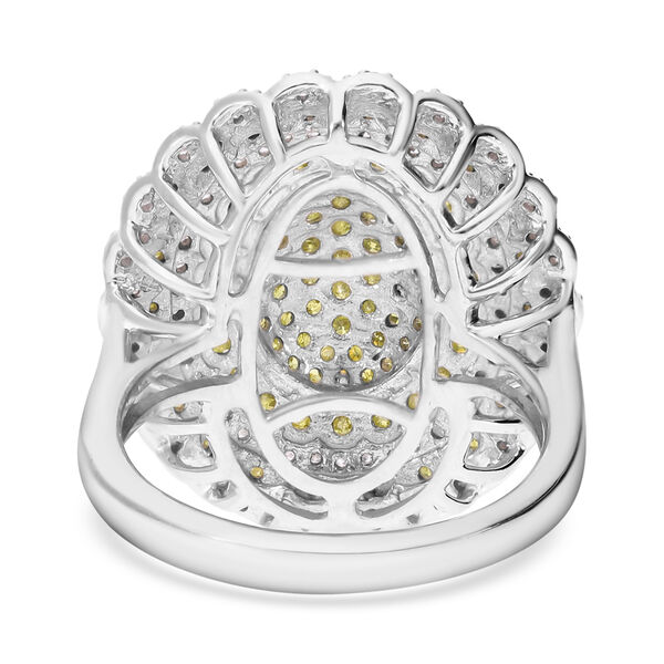 Gelber und wei&szlig;er Diamant-Ring - 1,50 ct. image number 4