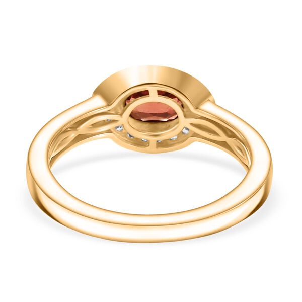 D'Joy Labor Padparadscha Saphir und Zirkon Schmuckset - 2,46 ct. image number 6