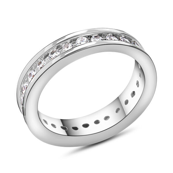 Lustro Stella - Wei&szlig;er Zirkonia-Ring, 925 Silber, ca. 0,54 ct image number 3