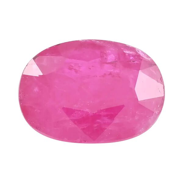 Mozambique Ruby Oval 7x5 Faceted Cut 4A 1.00 ct