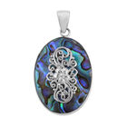 Royal Bali Kollektion - Abalone Muschel-Anhänger, 925 Silber