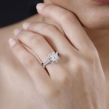 Moissanit Ring - 1,34 ct.