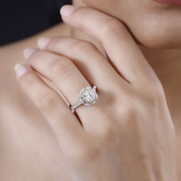 Moissanit Ring - 1,34 ct. image number 3