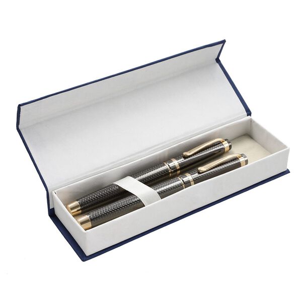 2er-Set F&uuml;llfederhalter und Tintenschreiber, schwarz image number 6