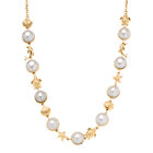 EVER TRUE Süßwasser Perle (9-9.5 mm) Halskette ca. 50 cm Nickelfreies Messing 41.32 ct