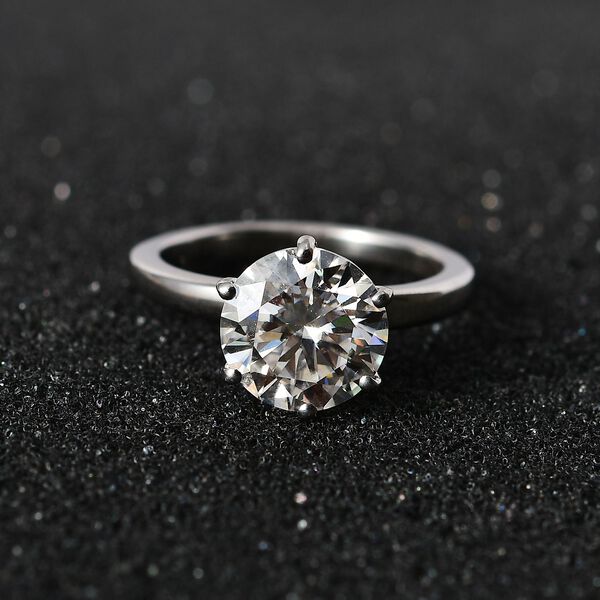 Funkelnde Königin- Moissanit Ring- 2,47 ct. image number 9