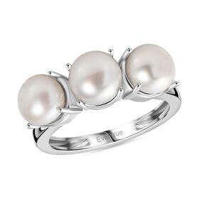 EverTrue Süßwasser Perle Trilogie Ring