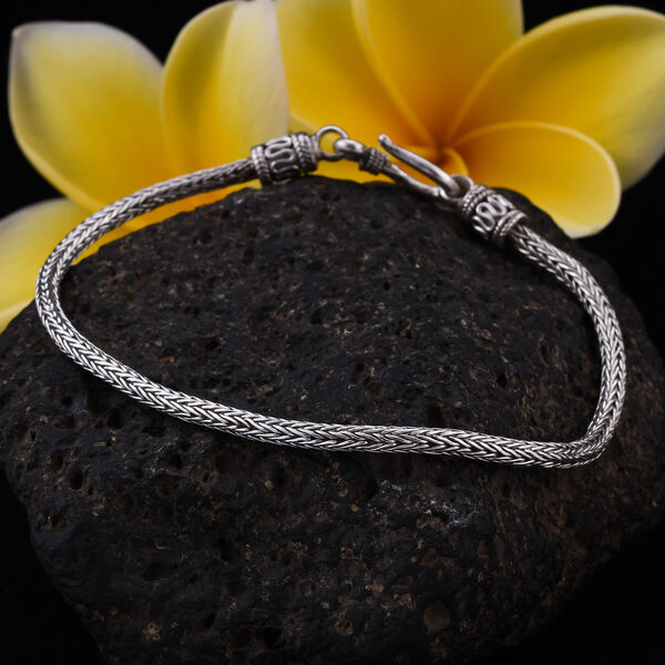 Royal Bali Kollektion - Tulang Naga Armband, ca. 19 cm, 925 Silber, ca. 8,12g image number 1